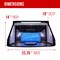 Master Portable Hobby Airbrush Spray Booth Kit with LED Lights, Exhaust Extension Hose (Extends up to 5.6 Feet) & 7.5 in. Diameter Revolving Turntable